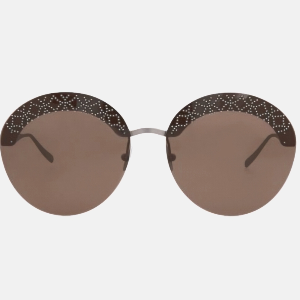 Alaia 61mm Studded oval sunglasses